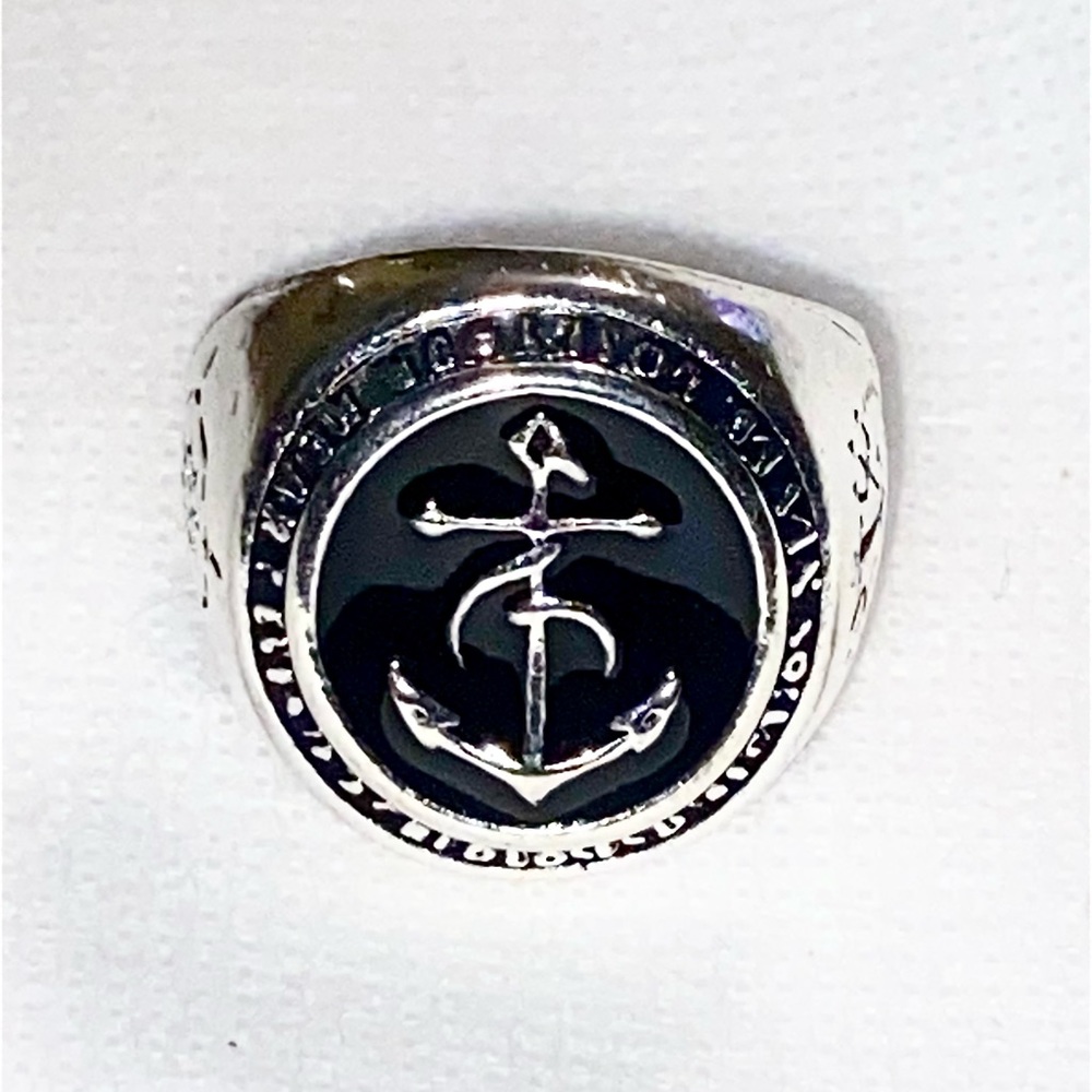 Silver Plated Anchor Styled Statement Ring! 10 - image 2